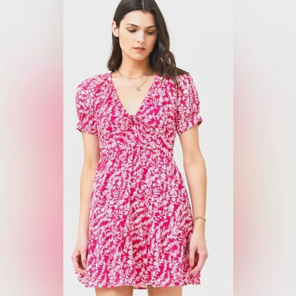 Nwot BANJANAN Artemis Dress In Shadow Bloom Paradise sa2